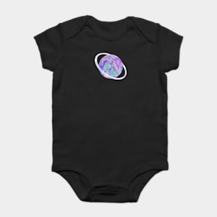 Ringed planet Baby Bodysuit